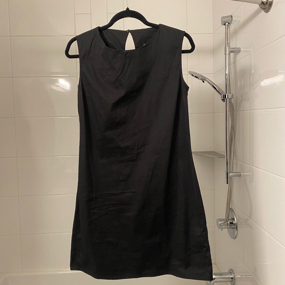 Oxford Black Mini Dress